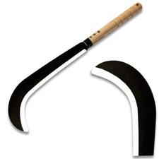 Crescent Machete Knife for Outdoor Cutting Bamboo Sickle Scythe picture