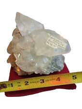 🔥 LYNNWOOD CALCITE CLUSTER 1.92k BUFFALO IOWA MINERAL DISPLAY HUGE WHITE picture