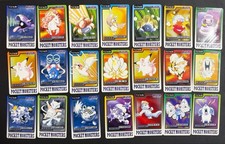 Bandai Pokemon Carddass 21 Card Lot 1990s Vintage Trading Card Collection picture