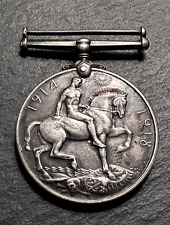 WWI CANADIAN ARMY 20th BATTALION  BRITISH WAR SILVER MEDAL KING GEORGE V picture