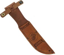 Kabar 1250S Short Brown Leather USMC Sheath picture