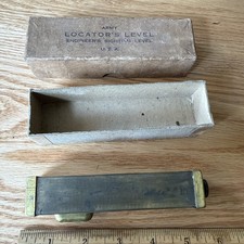 US Army Locator’s Level Engineering Sighting Level With Box Swift Boston Mass picture