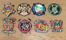 Clearwater Fire And Rescue Station Patches - All 8 Stations picture