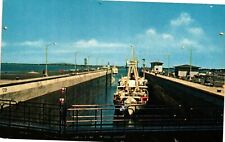Vintage Postcard- The St. Lawrence Seaway, Canada. 1960s picture