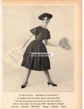 1959 MISS BONWIT JR. Woman's Clothes Skirt Dresses Vintage Ad  picture