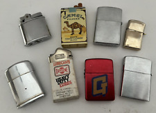 Vintage Lot of Cigarette Lighter (Camel, Drydene, Whitten Etc.) - Untested picture