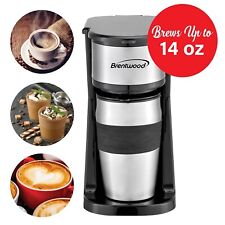 Home Kitchen Portable Single Serve Fast Coffee Brewer 14 oz Travel Mug picture