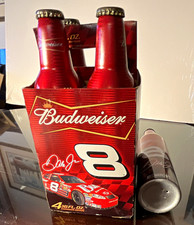 Budweiser NASCAR #8 Collect  Aluminum Beer Bottles 4 Pack 2006, Dale Eanharlt   picture