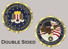 FBI Tampa JTTF Joint Terrorism Task Force Double Sided Challenge Coin  J#50 picture