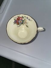 AYNSLEY ORANGE CORSET TEA CUP AND SAUCER picture