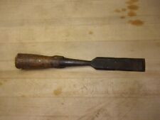 Antique Socket Chisel Wood Handel 1.25