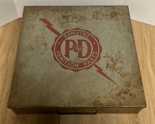 Vintage P&D Genuine Ignition Parts Box Metal Advertising Storage Case USA picture