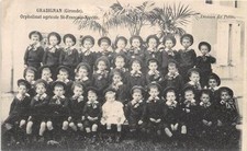 Old postcard 33 GRADIGNAN AGRICULTURAL ORPHANAGE ST FRANCOIS XAVIER DIVISION DES PETITS picture