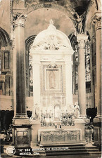 Postcard Mexico: RPPC Basilica de Guadalupe Interior, Mexico City picture