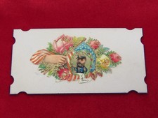Antique Victorian General Grant Die Cast Embossed Calling card. picture
