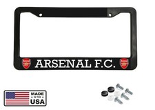 Arsenal F.C. Soccer club fútbol Football Black License Plate Frame picture