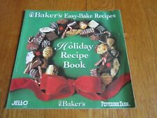 Vtg Baker's Chocolate Holiday Recipes Jell-O Pepperidge Farm 1996 Booklet Xmas picture