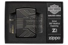Zippo 2020 Limited Production Harley Davidson Armor Lighter, 49176, New In Box picture