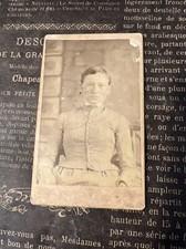 Vtg Cdv Young Lady J.L. Moody Signed On Back Rough Condition picture