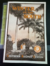 Vintage Winter in the South Southern Railway System Travel Brochure picture