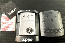 Zippo - AVO UVEZIAN CIGAR LIGHTER, Dec 1996, Polished Chrome, New & Never Fired picture