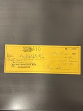 Mary Philbin Signed Check 1961 Phantom of the Opera Silent Film Star Autograph picture