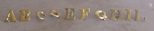 Hat Brass, Letters, 1 inch, Civil War, New picture