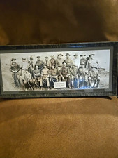 RARE ORIGINAL c.1916-1917 INDIANA CIVILIAN MILITARY TRAINING PANORAMIC PHOTO picture