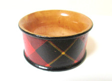 Antique Tartanware Napkin Ring Rare Clan Wallace picture