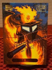 Fleer 1994 Marvel Masterpieces Gold Foil Signature Series #42 Ghost Rider Auto picture