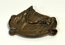 Antique Bronze Or Brass Horse Equestrian Vide Poche picture