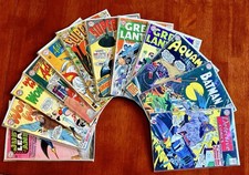 Vintage DC Comics Silver Age 12 Comic Lot 12c Batman JLA Wonder Woman Superboy picture