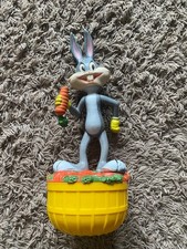 Vintage 1971 Dakin Bugs Bunny Bank Plastic bank Warner bro. No plug picture
