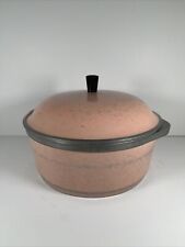 Vintage Pink Club Aluminum Cookware Dutch Oven Mid Century MCM With Lid picture