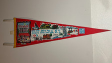 Vintage Felt East Aurora NY Pennant Banner Souvenir Fisher-Price M. Fillmore picture