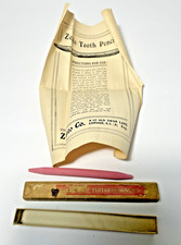 Zepto 1920's Unused Antique Antiseptic Dental Tartar Removal & Box London Rare picture