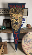 1962  Minneapolis Lion High School Folk Art Advertising sign Trade Bar Baseball picture