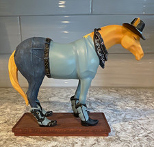 2003 Trail of Painted Ponies Boot Scootin' Horsey Horse Figurine **Missing Ear picture