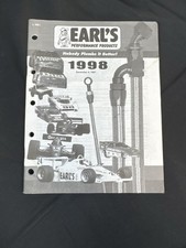 Vintage 1998 Earl's Performance Products Catalog Competition Plumbing picture