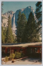 Postcard YOSEMITE NATIONAL PARK, CALIFORNIA YOSEMITE LODGE Yosemite Falls picture