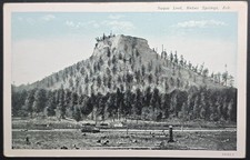 Sugar Loaf Mountain Heber Springs Arkansas Curt Teich Blue Sky Linen PC picture