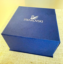 Swarovski Crystal Dolphin Perfume Bottle Blue Stopper Original Box picture