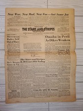 1952 The Stars and Stripes US Armed Forces Newspaper April 18 1952 Korea News picture