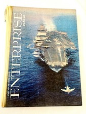 USS Enterprise CVAN 1965 Vintage HC Med. Cruise Book 350+ Pages Photos picture
