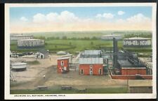 1918 Ardmore Oklahoma Oil Refinery Historic Vintage Postcard picture