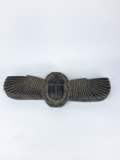 UNIQUE ANCIENT EGYPTIAN STATUE Of Wnged Scarab Pharaonic Heavy Stone Handmade picture