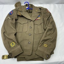 Vtg WWII/1946 US Army Military Police MP Ike Jacket Uniform  picture