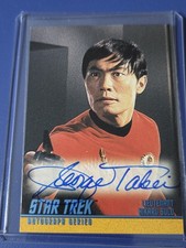1998 Star Trek TOS Season 2 George Takei as Lt Sulu A33 autograph card COOL picture
