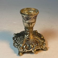 Vintage FB Rogers Silver Co Ornate Silver-Plated Candlestick Holder Japan picture