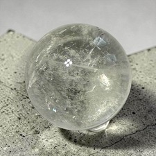 Rainbow Clear Quartz Sphere | High Clarity Crystal Ball with Natural Inclusions picture